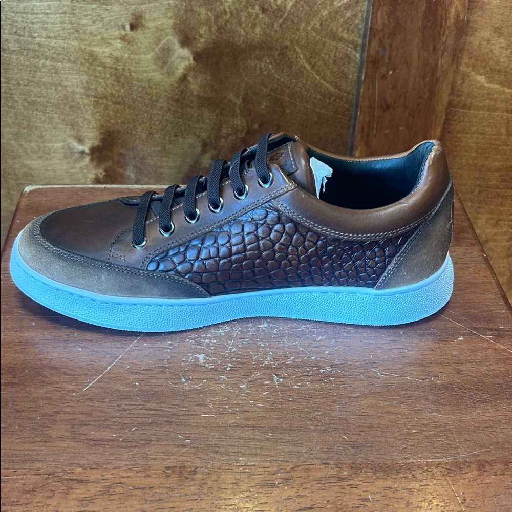 Martin Dingman Brown Leather Sneakers - Picture 3 of 6